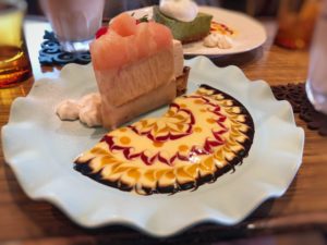カフェデアゲンダのアールグレイと桃のタルト②