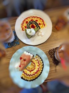 カフェデアゲンダのアールグレイと桃のタルト③