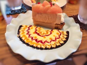 カフェデアゲンダのアールグレイと桃のタルト①