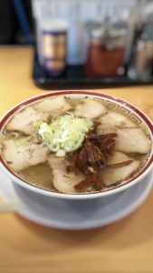 田中そば店の肉そば①