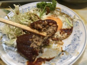 富士川食堂のハンバーグ定食⑥