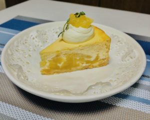 nomiyaのりんごのチーズケーキ①