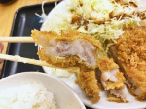 とんかつまるやのロースカツ定食④