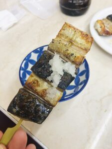ごっつりの銀鯖の串焼き②