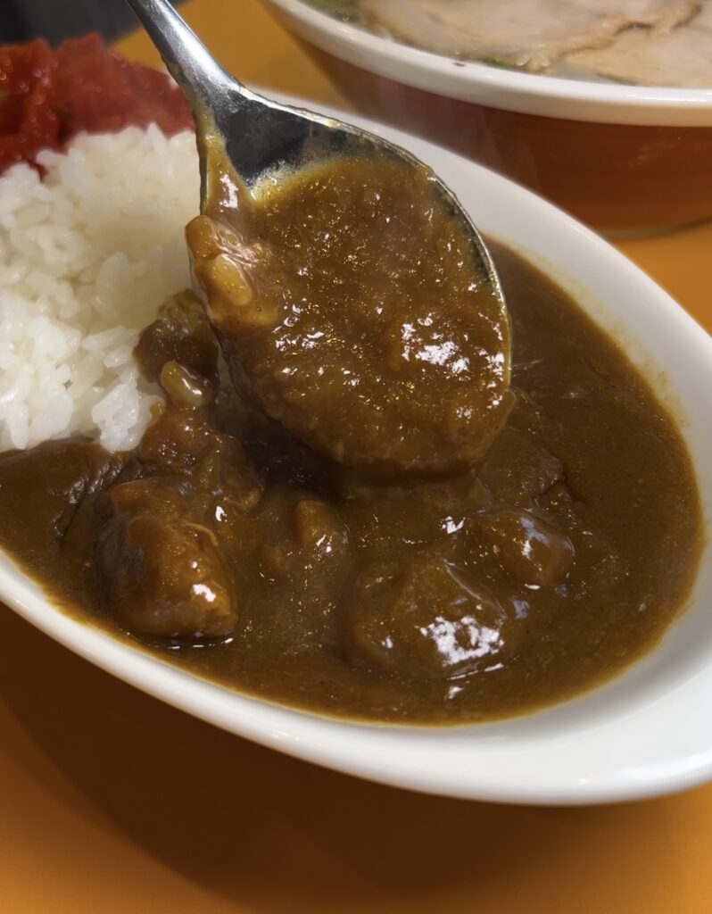 西新井らーめん駅前店のミニカレーライス